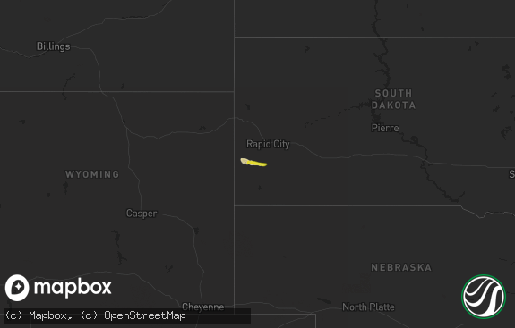 Hail map preview on 06-29-2025
