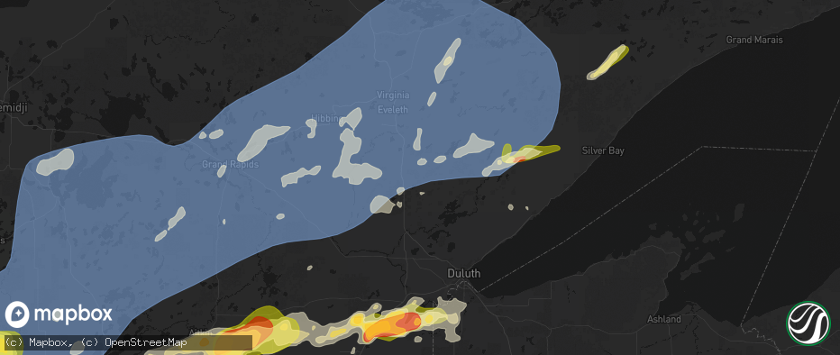 Hail map in Cotton, MN on June 29, 2026