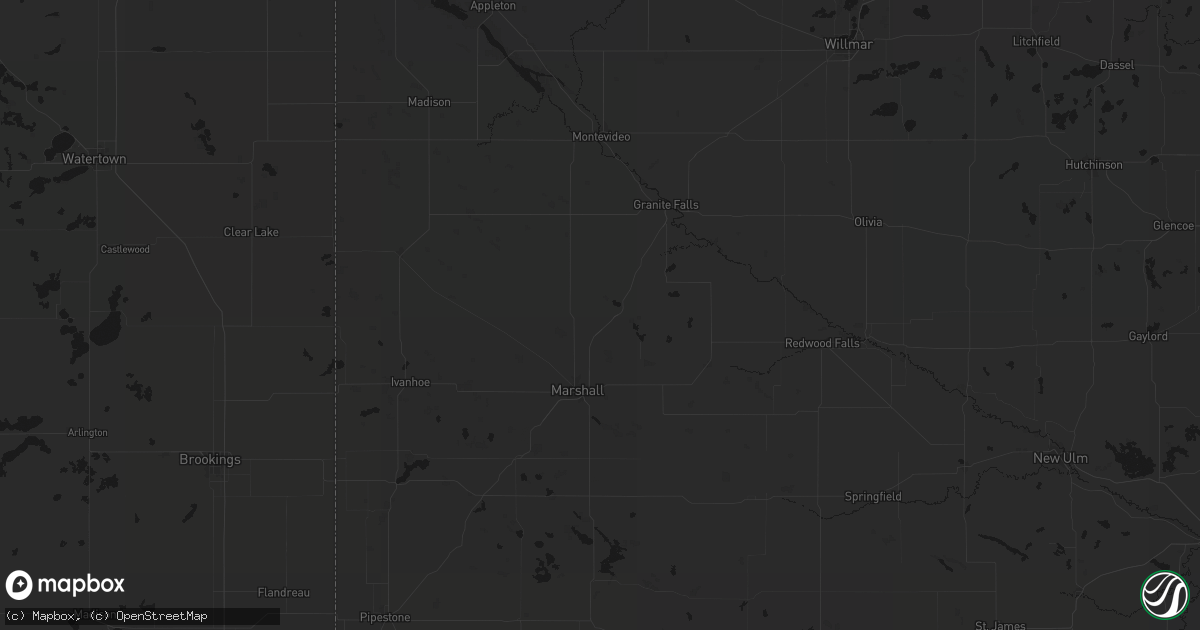 Hail map in Cottonwood, MN on June 29, 2026
