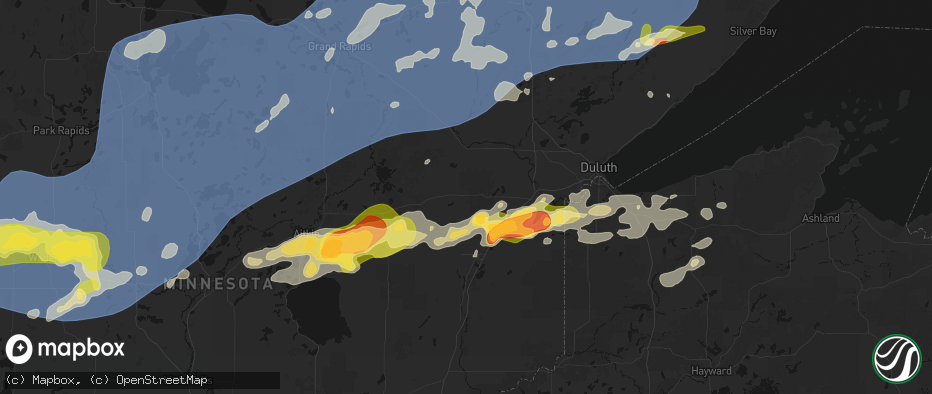 Hail map in Cromwell, MN on June 29, 2026