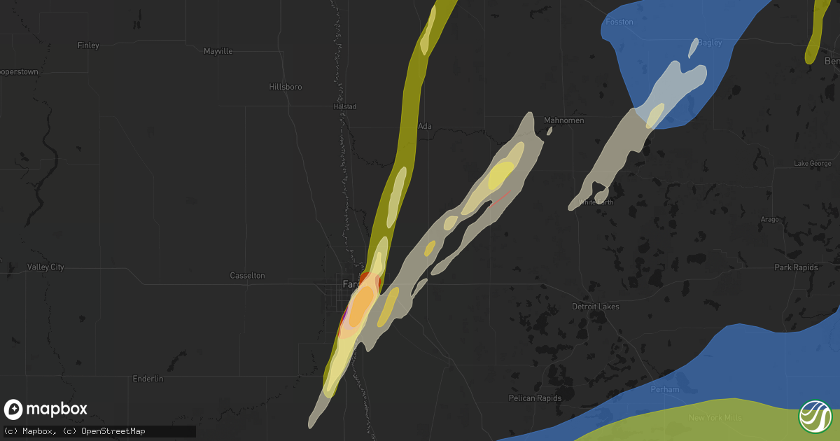 Hail map in Felton, MN on June 29, 2026