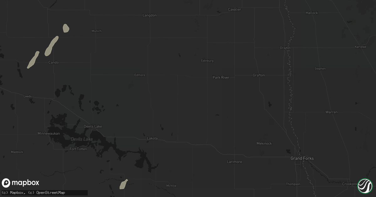 Hail map in Lankin, ND on June 29, 2026