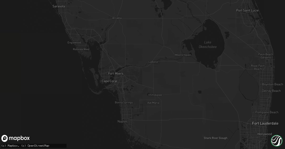 Hail map in Lehigh Acres, FL on June 29, 2026