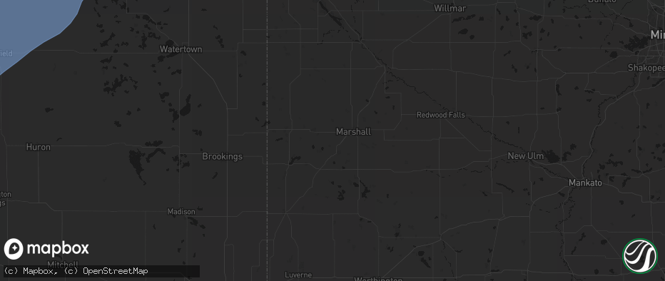 Hail map in Lynd, MN on June 29, 2026