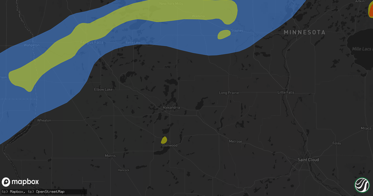 Hail map in Nelson, MN on June 29, 2026
