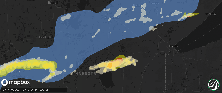 Hail map in Palisade, MN on June 29, 2026