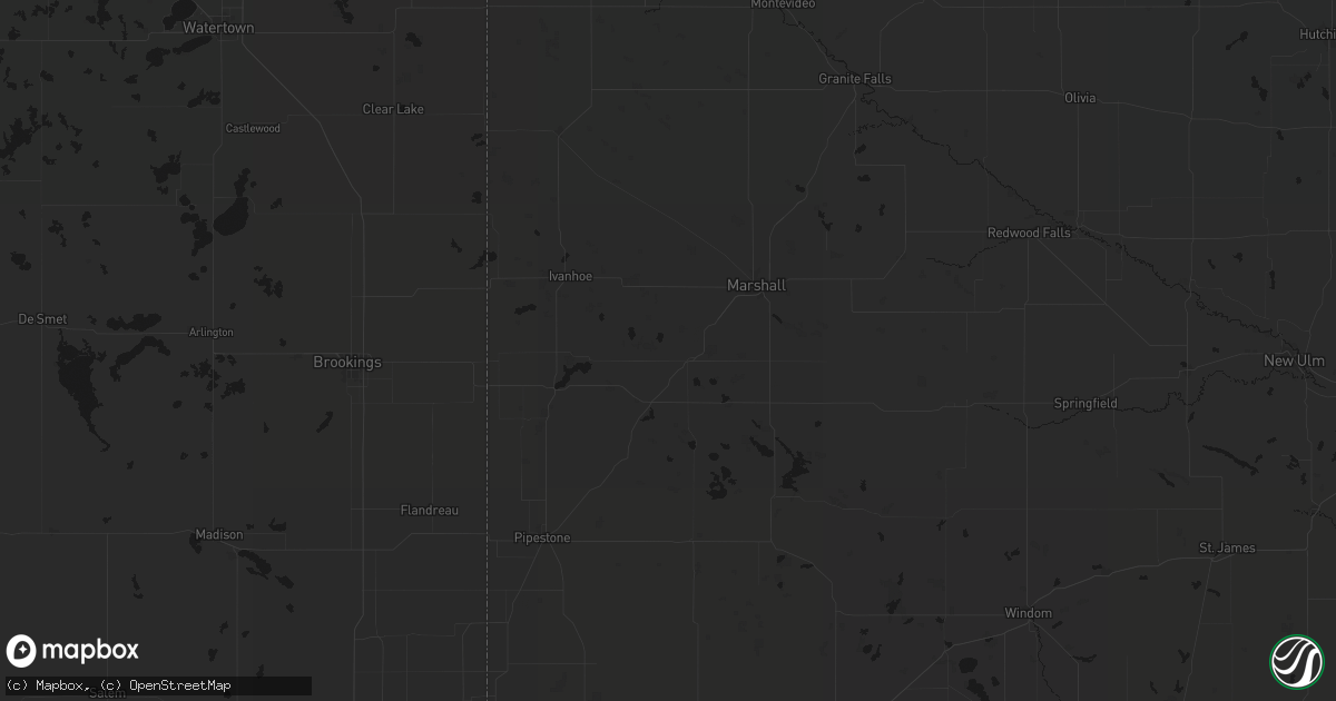Hail map in Russell, MN on June 29, 2026