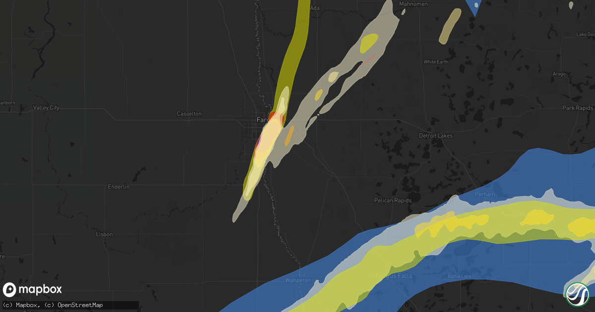 Hail map in Sabin, MN on June 29, 2026