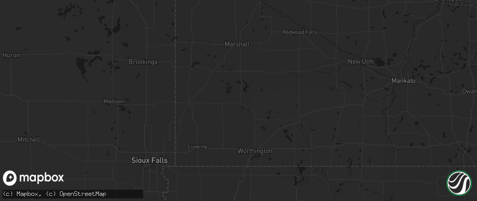 Hail map in Slayton, MN on June 29, 2026