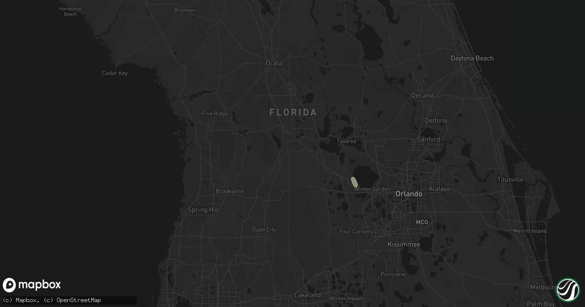 Hail map in Sumterville, FL on June 29, 2026