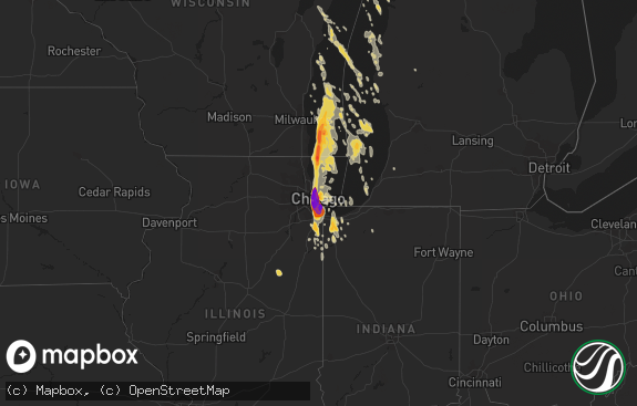 Hail map preview on 06-30-2011