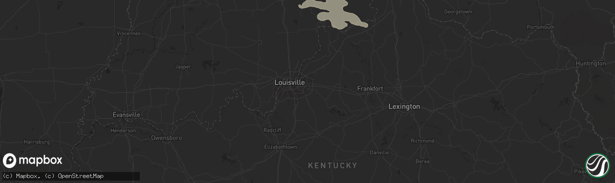 Hail map in Chesapeake, VA on June 30, 2012