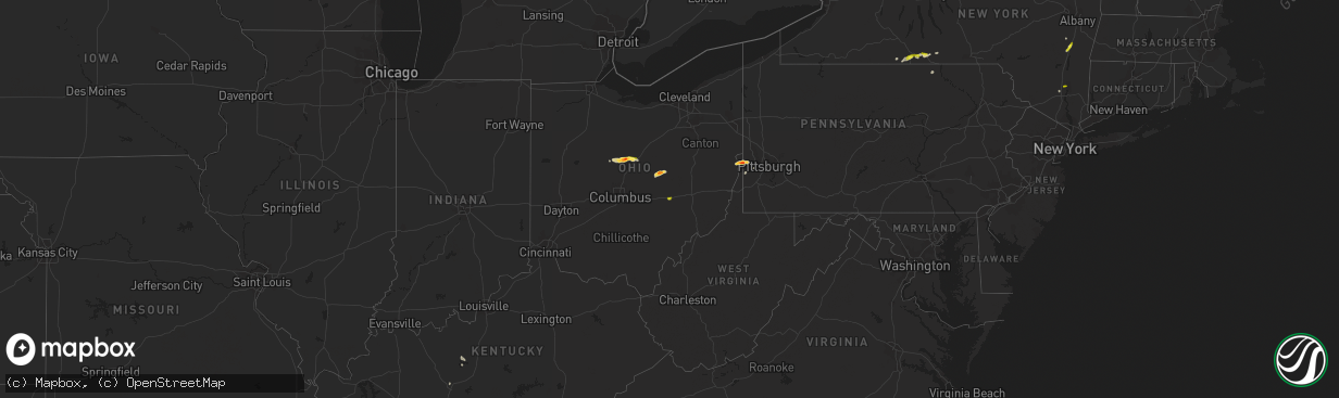 Hail map on June 30, 2013