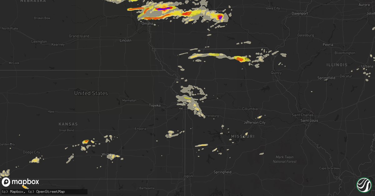 Hail map on June 30, 2014