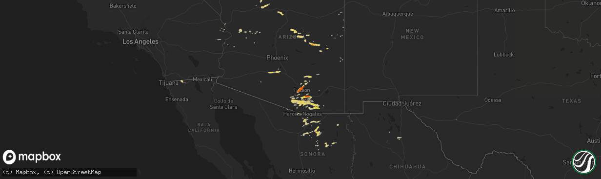 Hail Map on June 30 2015 HailTrace