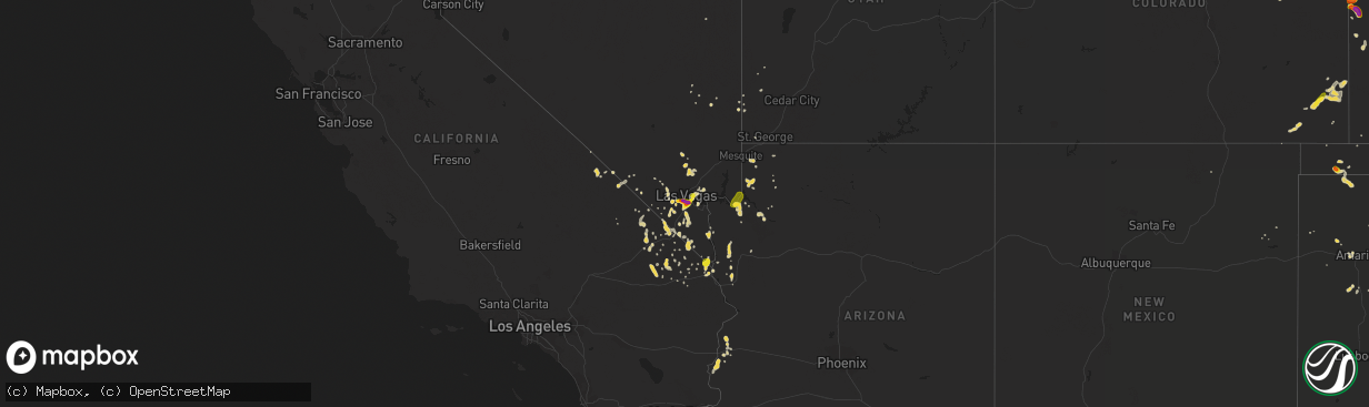 Hail map on June 30, 2016