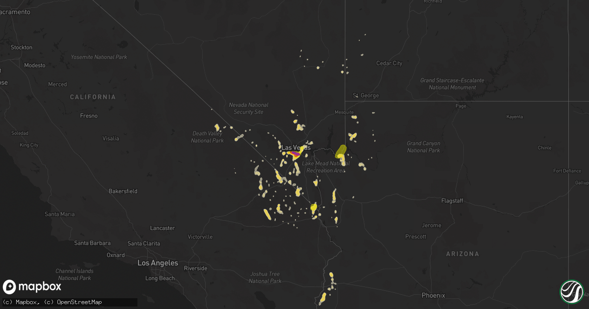 Hail map on June 30, 2016
