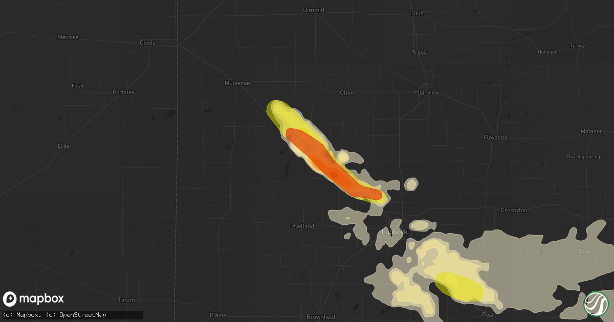 Hail map in Littlefield, TX on June 30, 2017