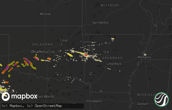 Hail map preview on 06-30-2017