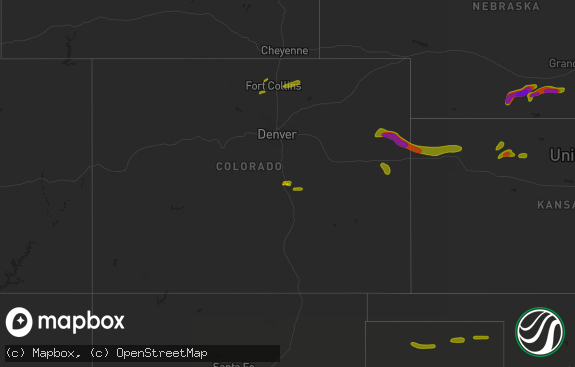 Hail map preview on 06-30-2018