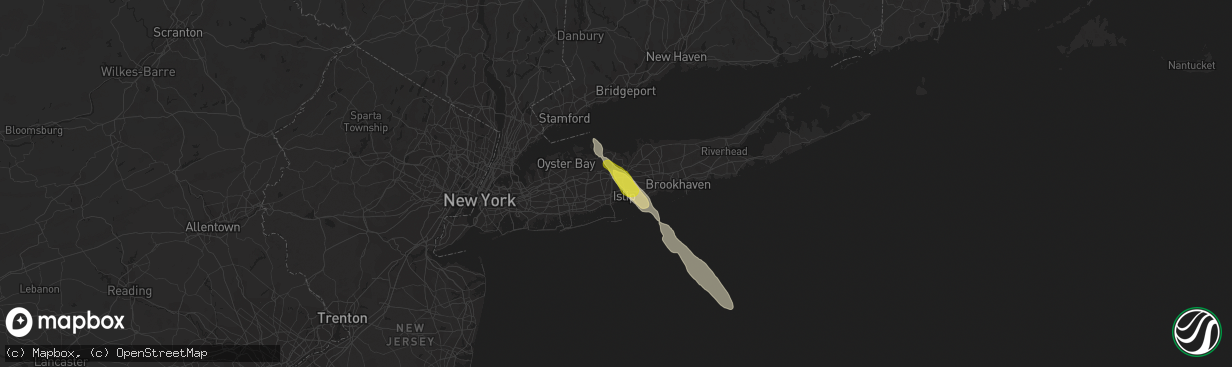 Hail map in Brentwood, NY on June 30, 2019