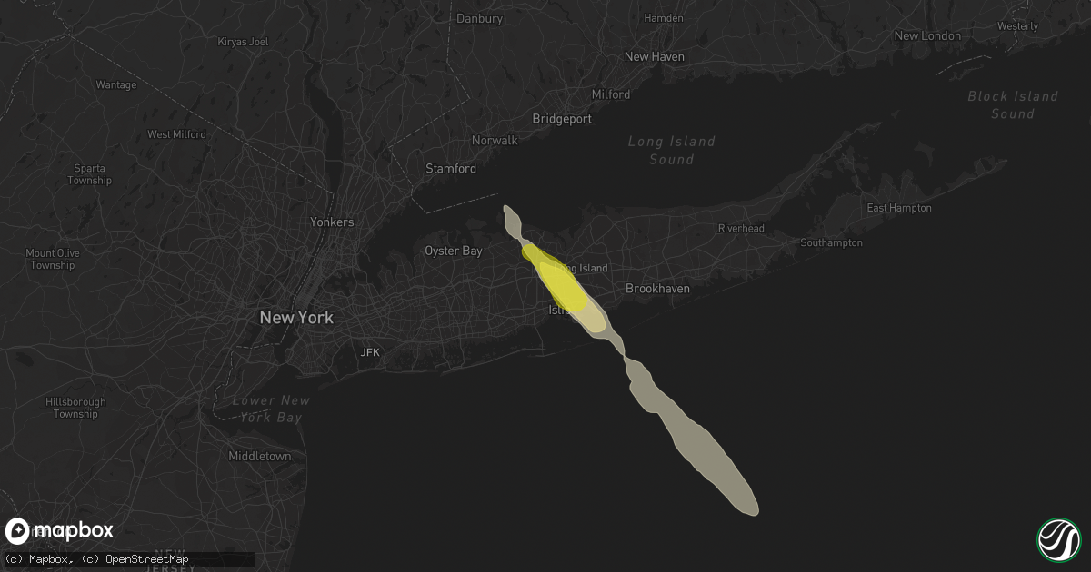 Hail map in Brentwood, NY on June 30, 2019