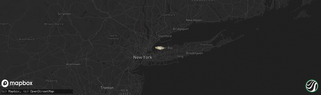Hail map in Glen Cove, NY on June 30, 2021