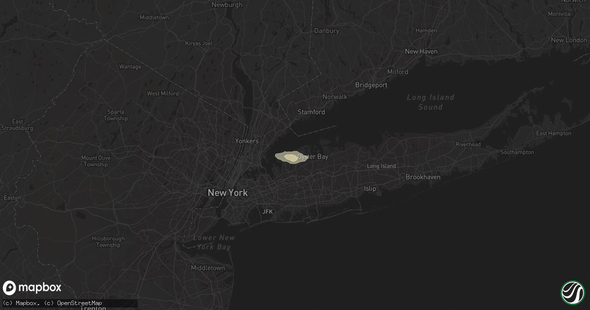 Hail map in Glen Cove, NY on June 30, 2021
