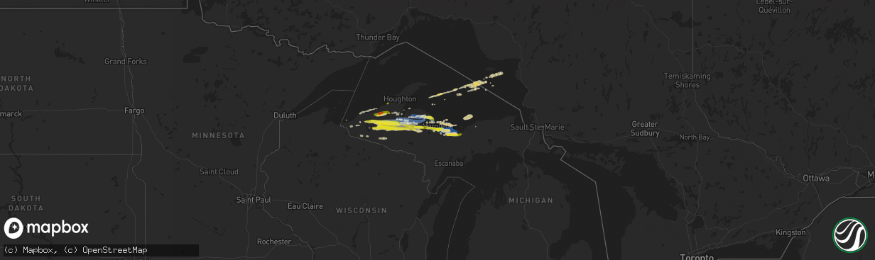 Hail map on June 30, 2022