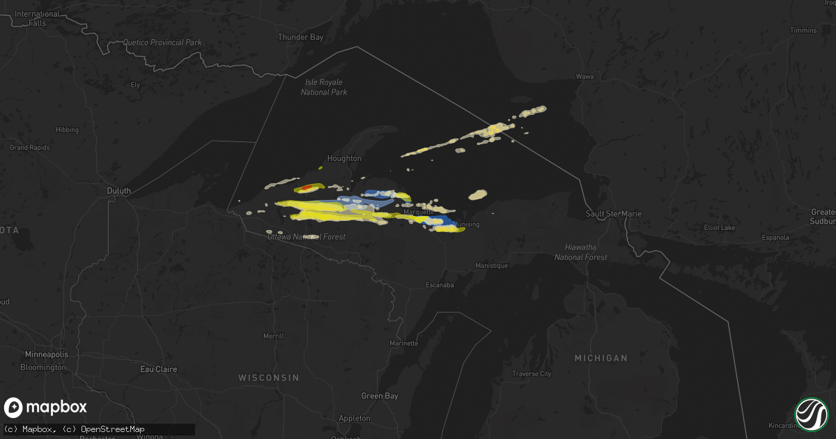 Hail map on June 30, 2022
