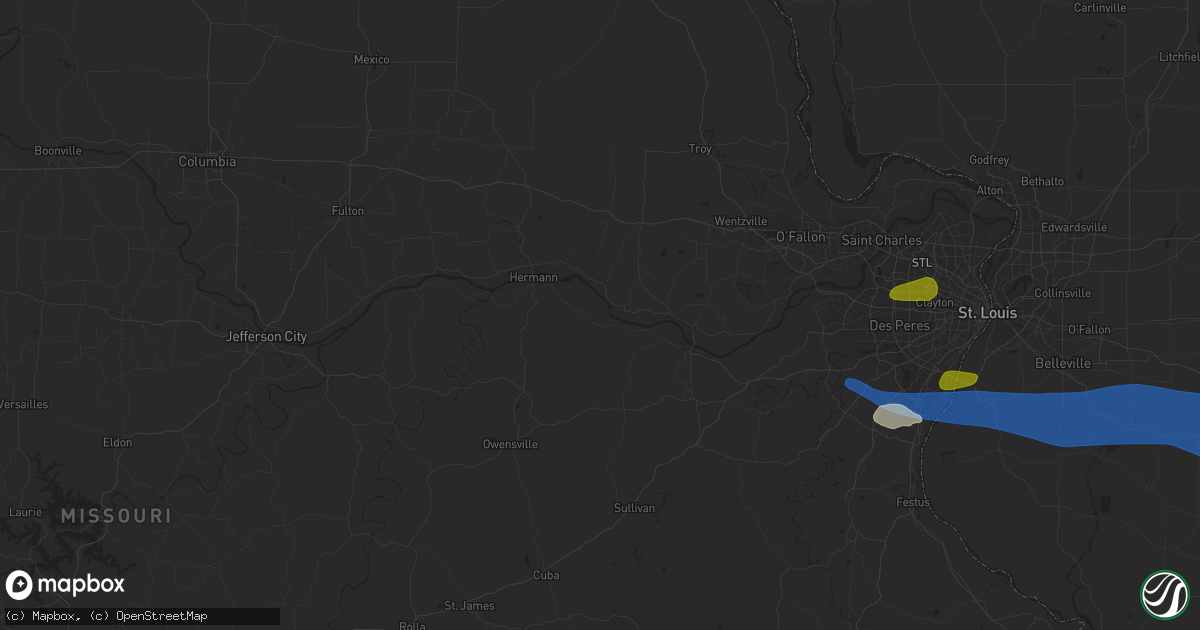 Hail map in Jonesboro, IL on June 30, 2023