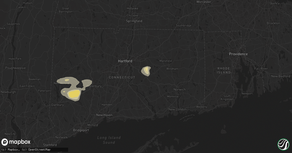 Hail map in Marlborough, CT on June 30, 2024