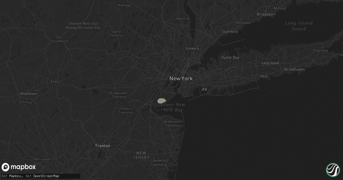 Hail map in Staten Island, NY on June 30, 2024