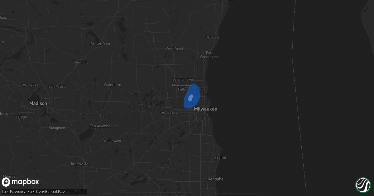 Hail map in Butler, WI on June 30, 2025
