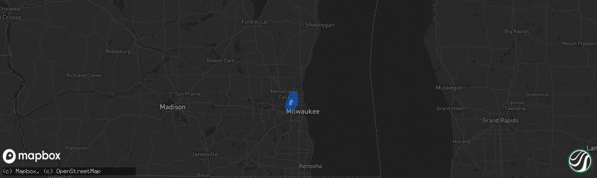 Hail map in Mequon, WI on June 30, 2025