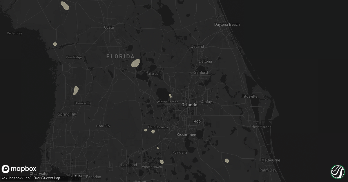 Hail map in Apopka, FL on June 30, 2026