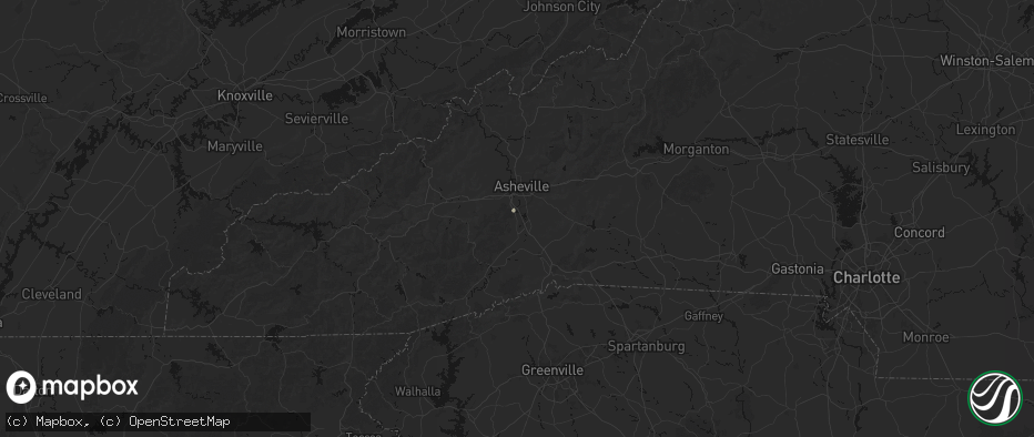 Hail map in Arden, NC on June 30, 2026