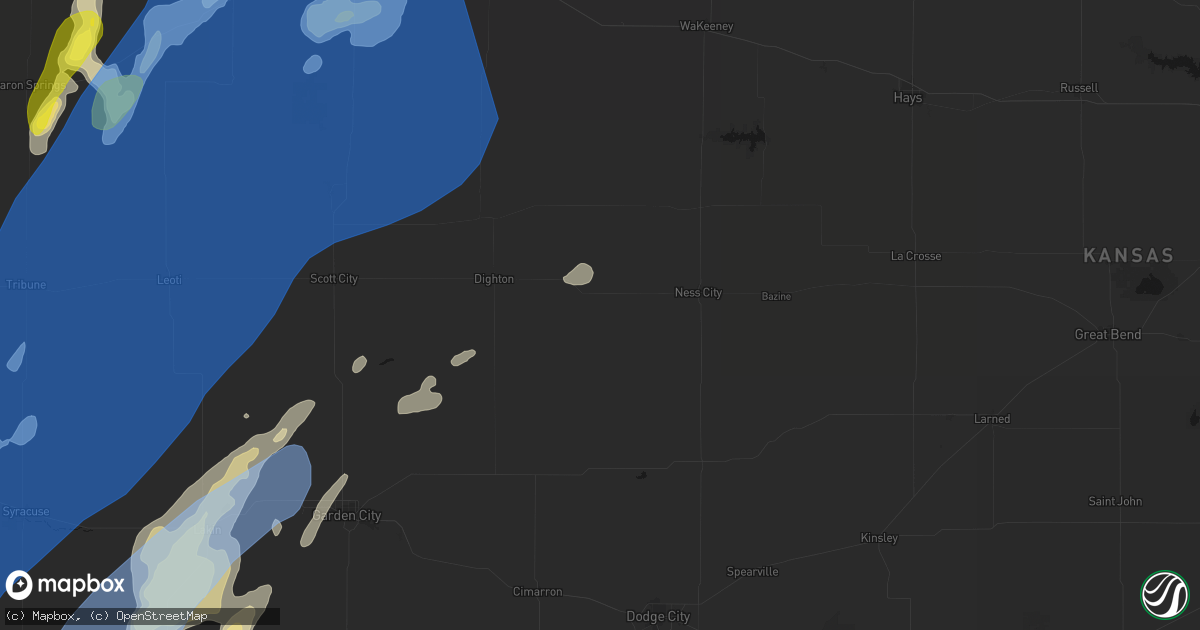 Hail map in Beeler, KS on June 30, 2026