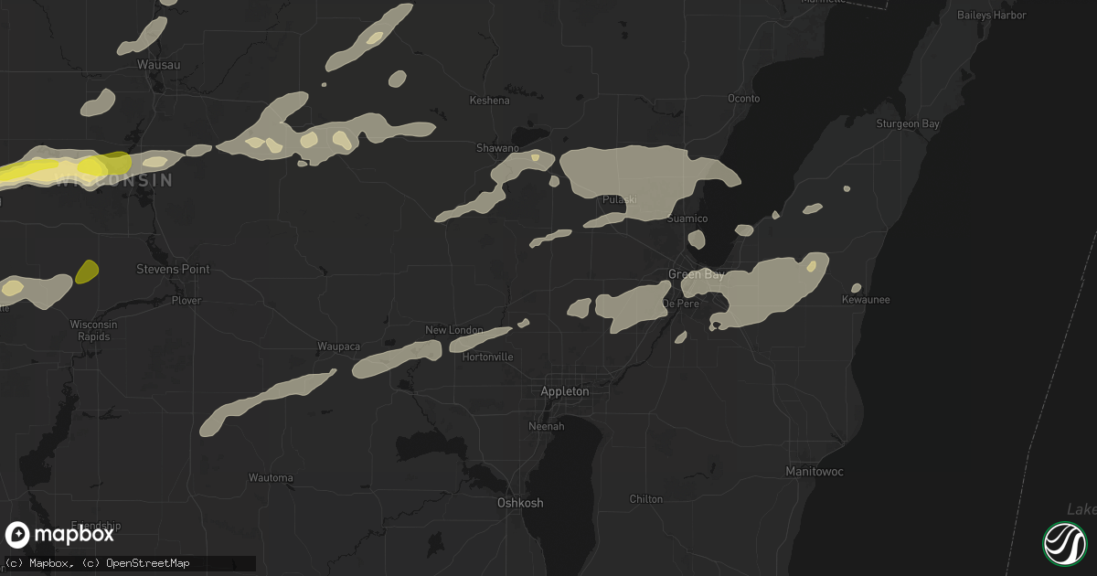 Hail map in Black Creek, WI on June 30, 2026