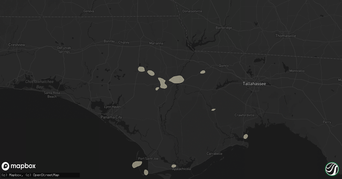 Hail map in Blountstown, FL on June 30, 2026
