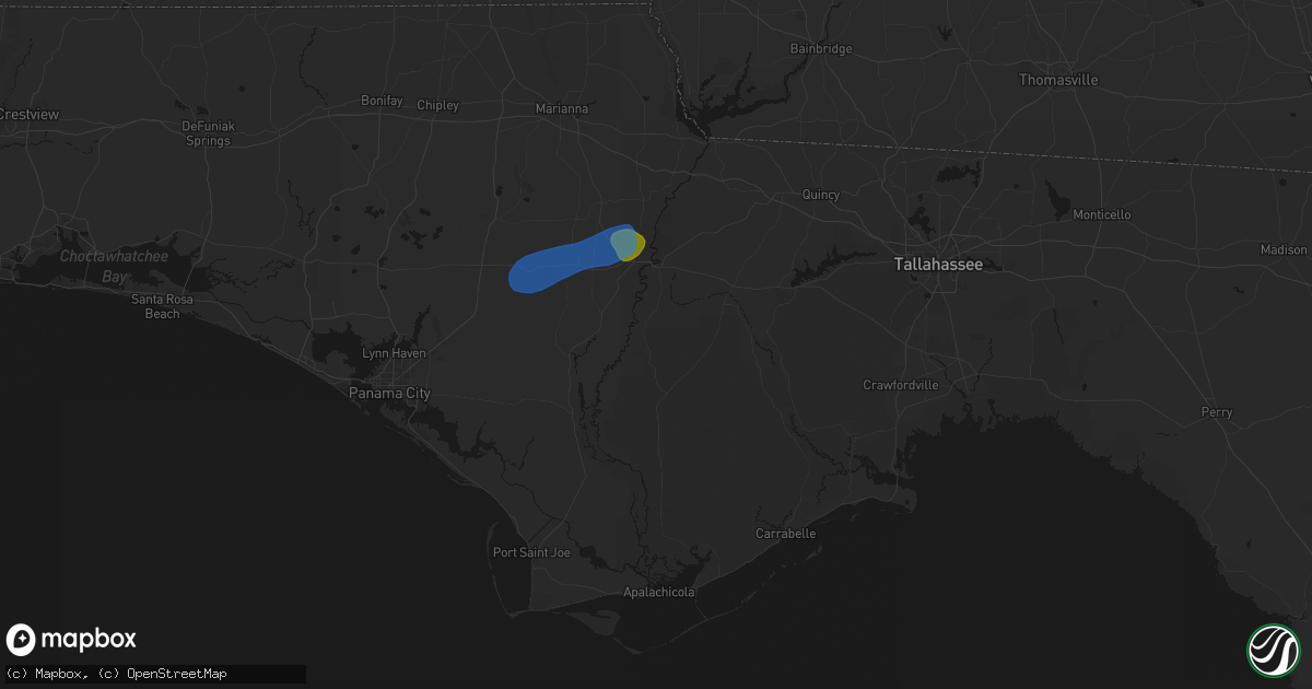 Hail map in Bristol, FL on June 30, 2026