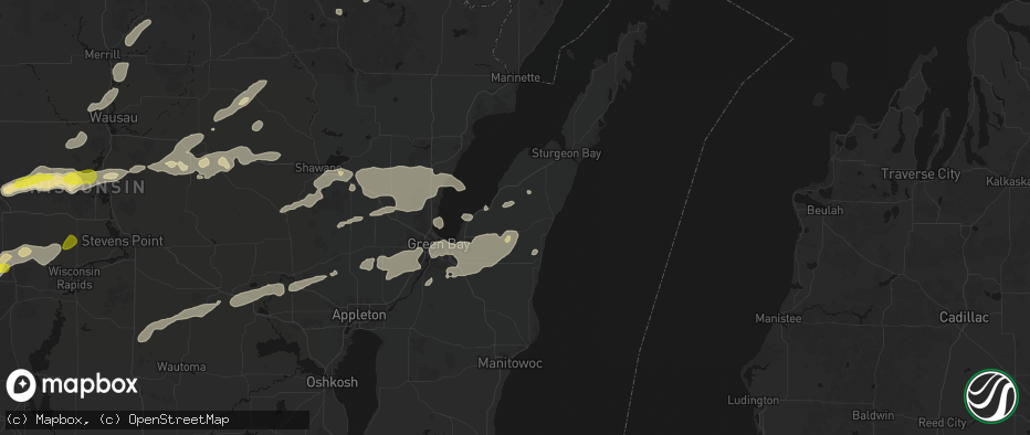 Hail map in Casco, WI on June 30, 2026