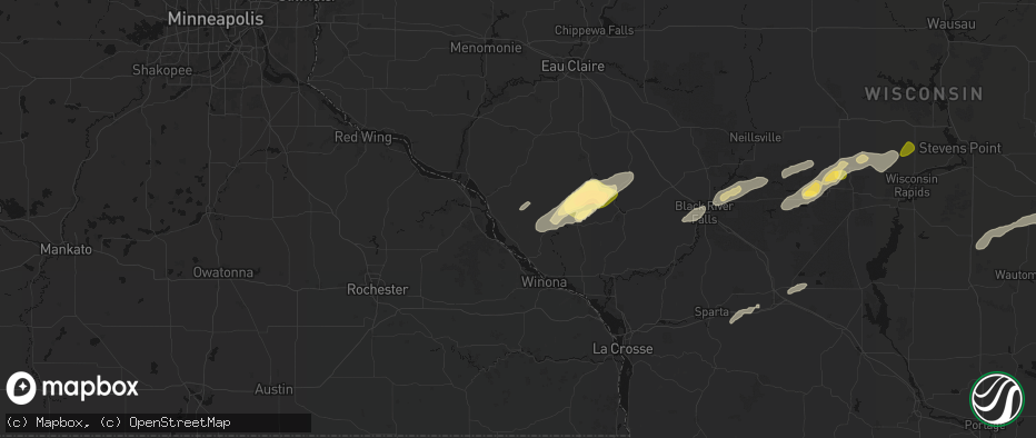 Hail map in Cochrane, WI on June 30, 2026