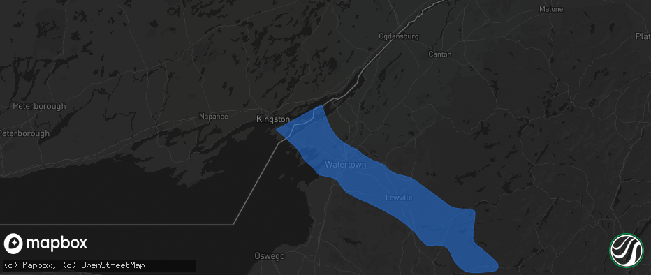 Hail map in Depauville, NY on June 30, 2026