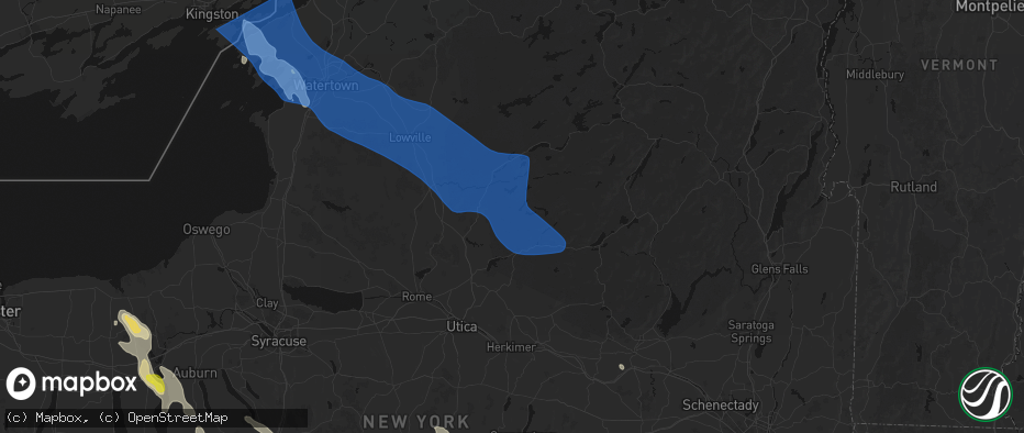 Hail map in Forestport, NY on June 30, 2026