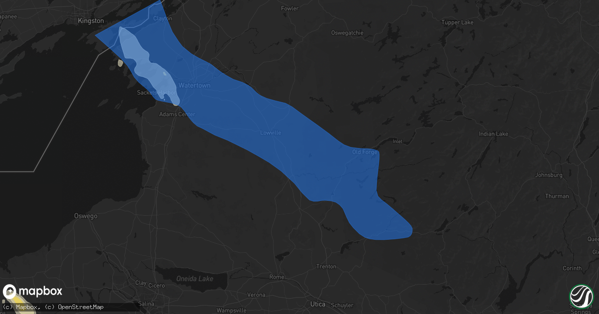 Hail map in Greig, NY on June 30, 2026