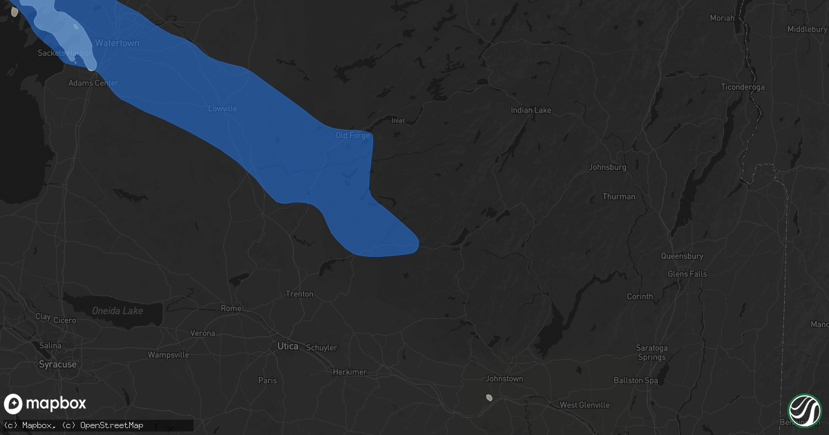 Hail map in Hoffmeister, NY on June 30, 2026