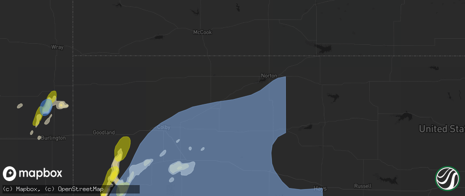 Hail map in Jennings, KS on June 30, 2026