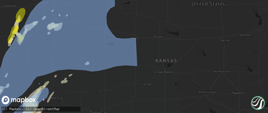 Hail map in La Crosse, KS on June 30, 2026