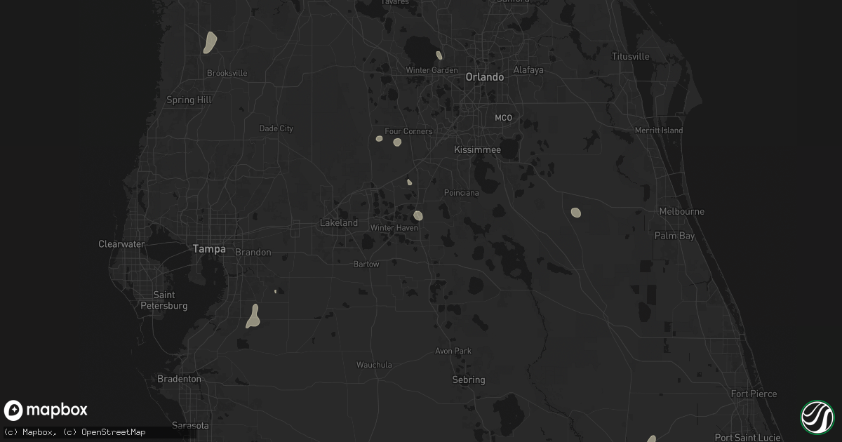 Hail map in Lake Hamilton, FL on June 30, 2026